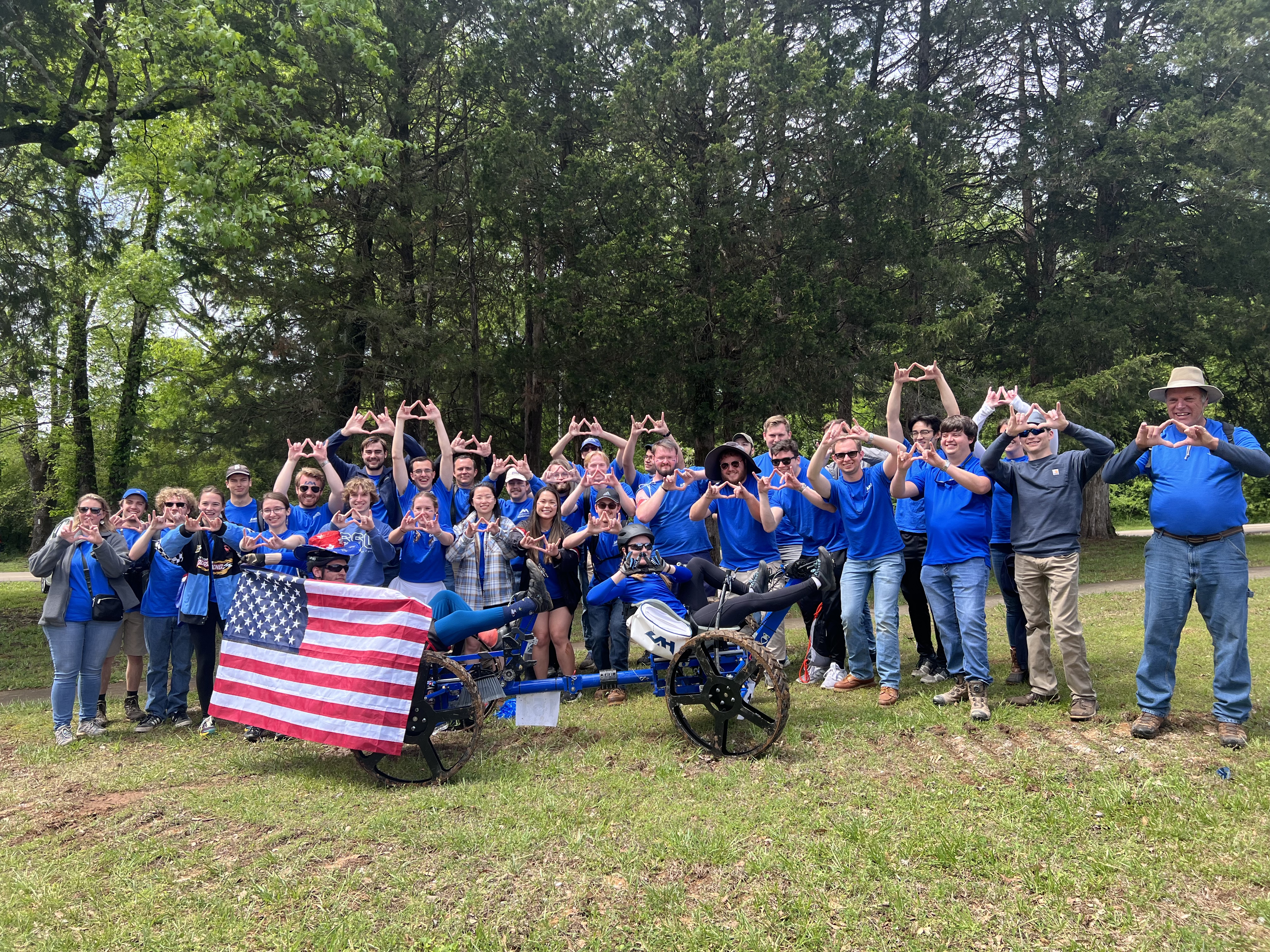 The 2024 UAH NASA Human Exploration Rover Challenge Team